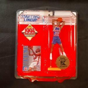 Starting Lineup - 1995 - Grant Hill - Rookie of the Year - Kmart Exclusive